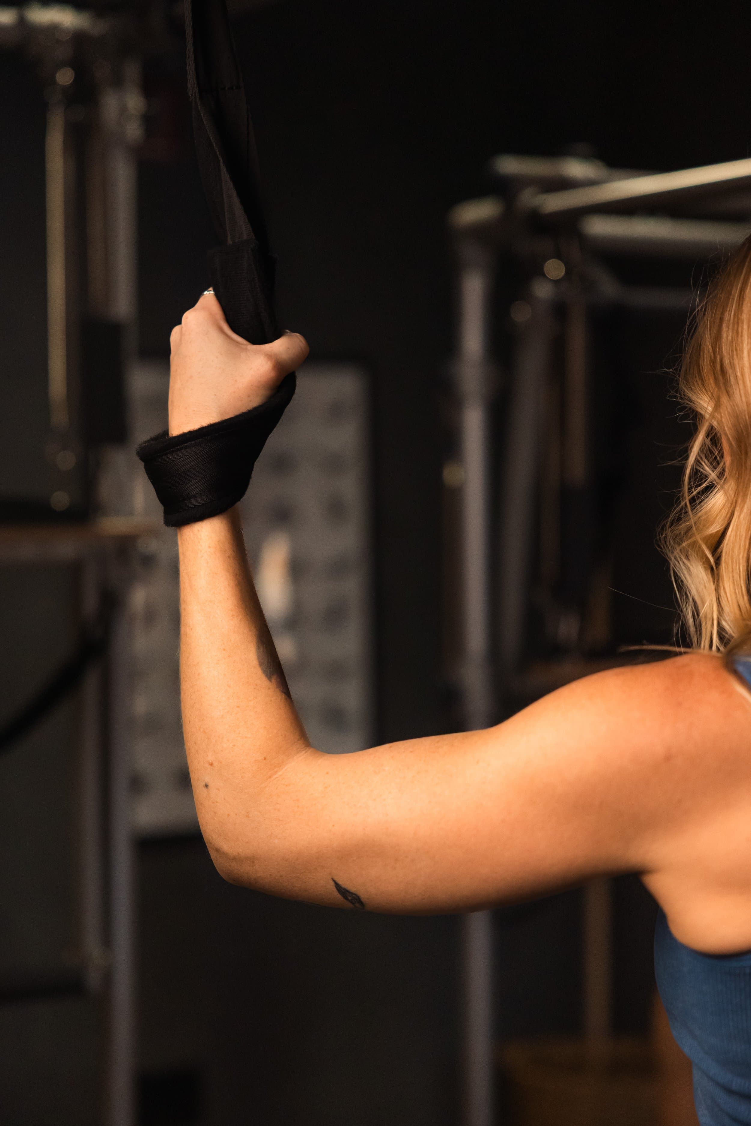 Hands on a spring handle at Grow Core Pilates